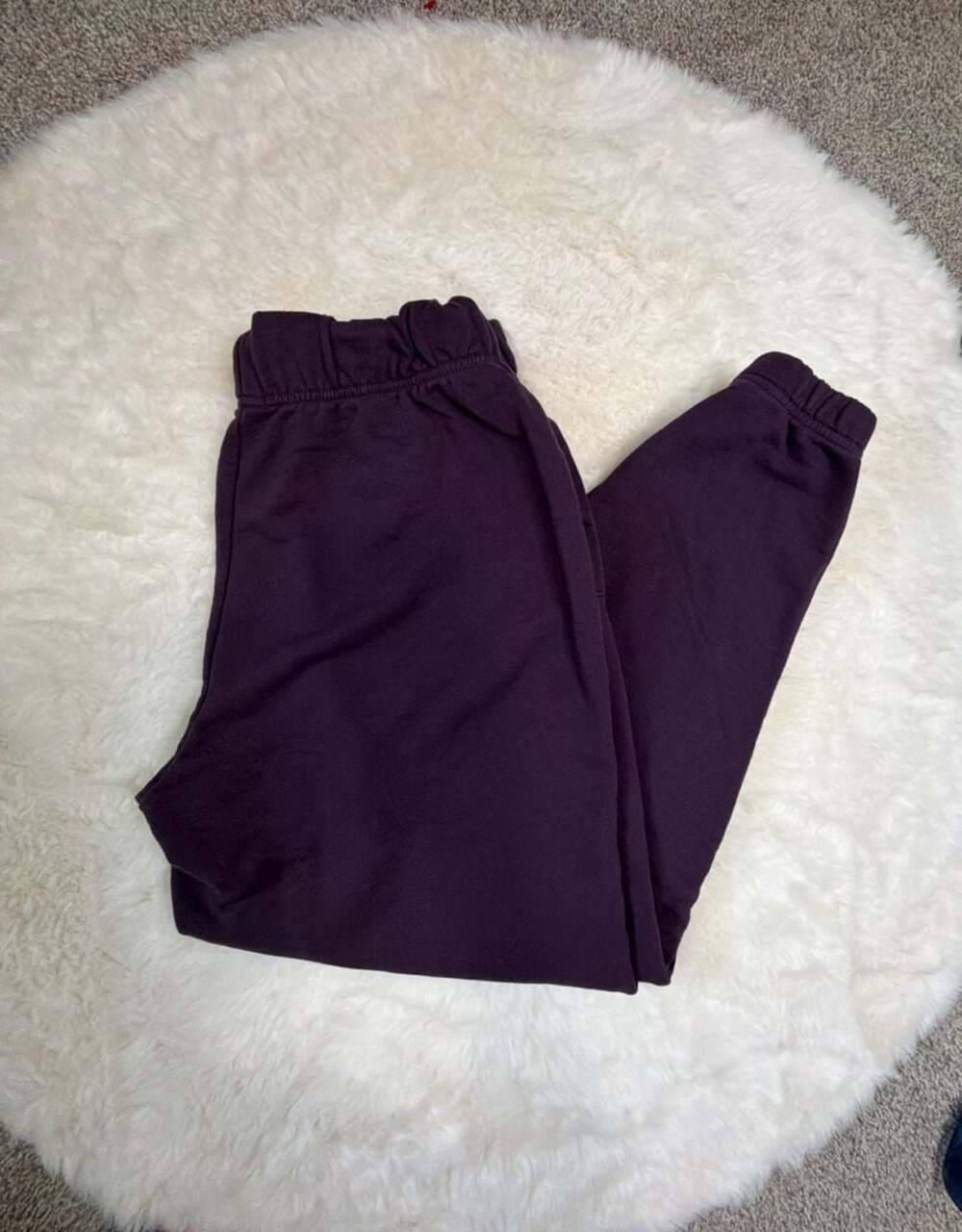 Aerie Women's Solid Purple Jogger Sweatpants with Pockets